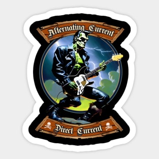 AC/DC Alternating Current - Direct Current Sticker